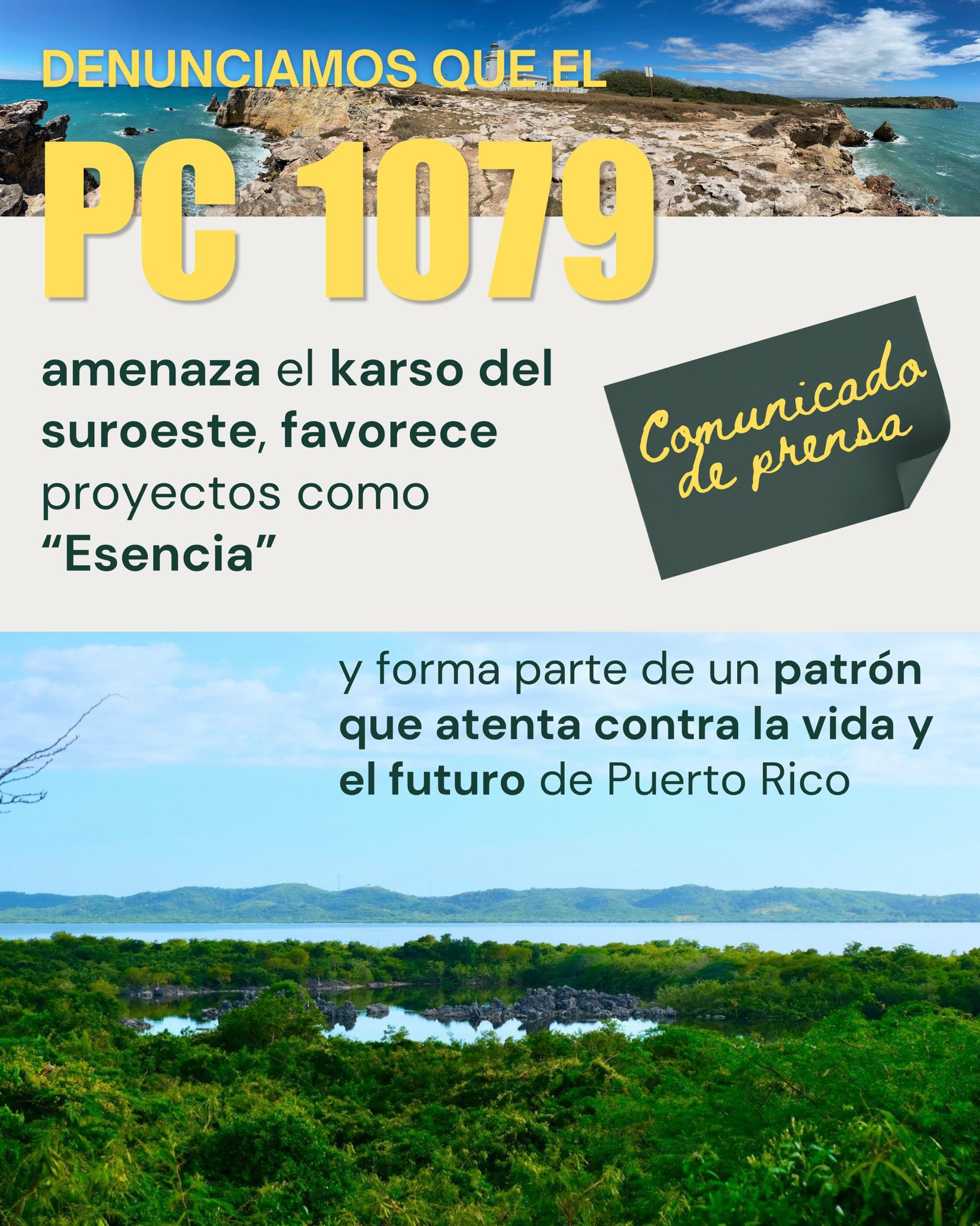 Comunicado de Prensa — PC 1079